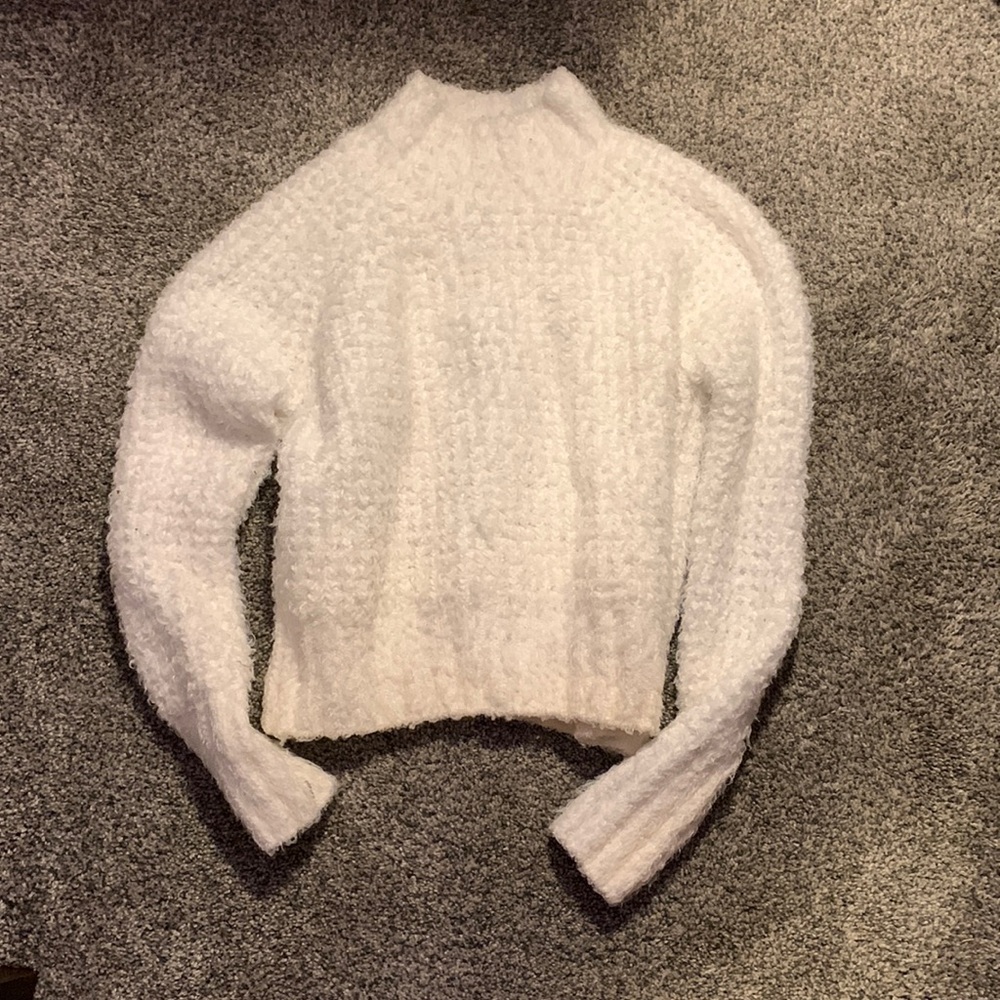 White Soft Turtle Neck